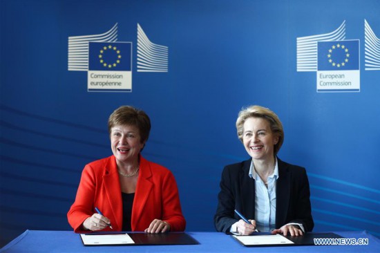 BELGIUM-BRUSSELS-EU-IMF-FINANCIAL FRAMEWORK PARTNERSHIP AGREEMENT