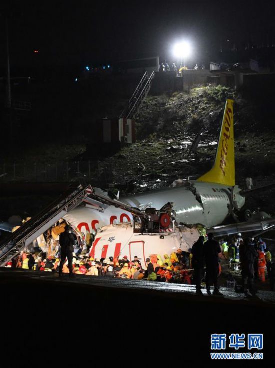 （國際）（6）土耳其一客機降落時滑出跑道至少120人受傷
