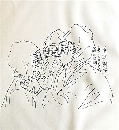 新疆画家马新胜用画笔向防控一线致敬