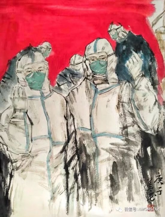 "众志成城 战"疫"必胜"文艺作品展播——美术作品展播