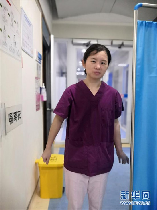 （聚焦疫情防控·圖文互動）（1）隔離病房裡的“代班媽媽”