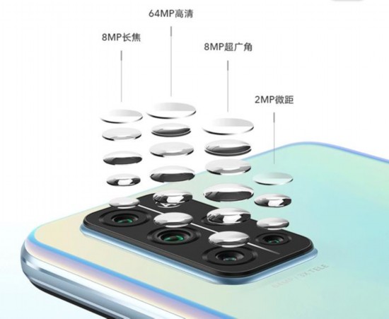 不少手機加入微距攝像頭。圖片來源：華為商城截圖