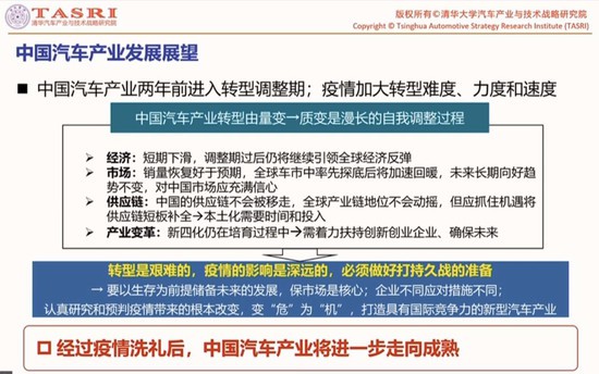清华大学：汽车智能化、电动化、共享化是长期趋势