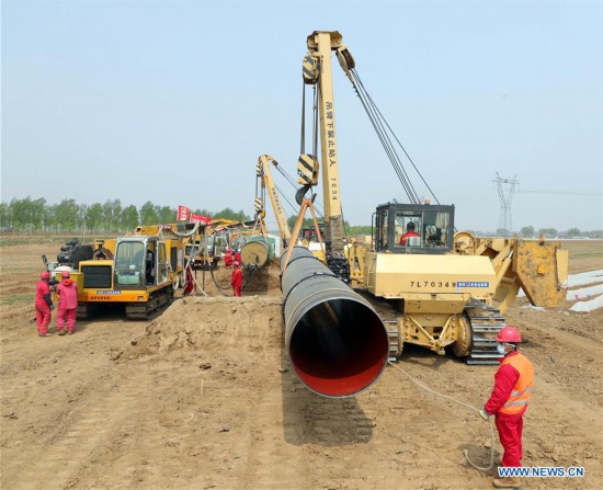 CHINA-LIAONING-CHINA-RUSSIA-NATURAL GAS PIPELINE-CONSTRUCTION (CN)