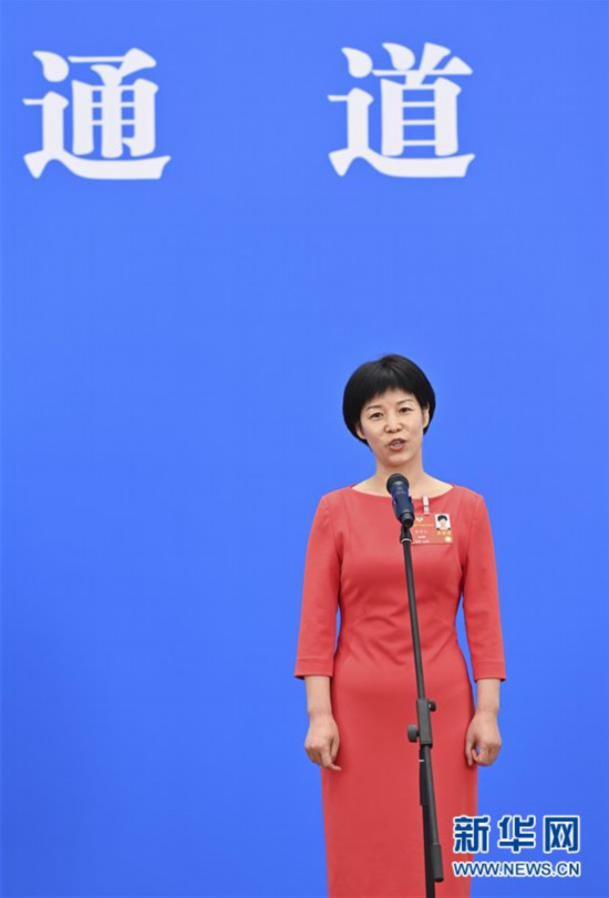 (两会·XHDW)(3)接受采访