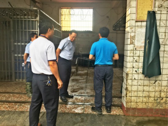 来宾市委常委忻城县委书记李振品现场督办环保督察交办问题整改工作