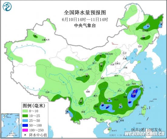 中国地图河流图