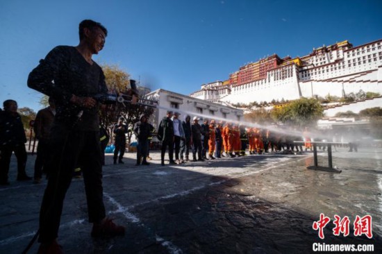 西藏消防救援總隊多措並舉提升寺廟和文博單位抗御火災能力