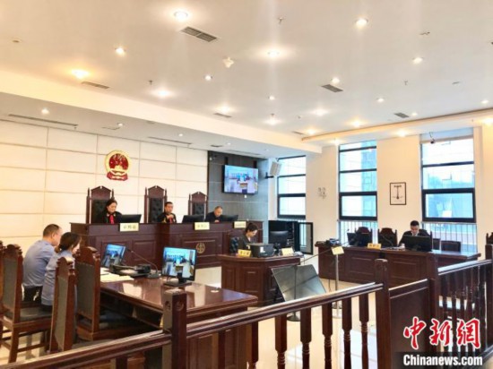 庭审现场.四川省广元市中级人民法院供图