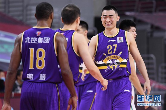 （體育）（2）籃球——CBA復賽第一階段：北京控股勝山東西王
