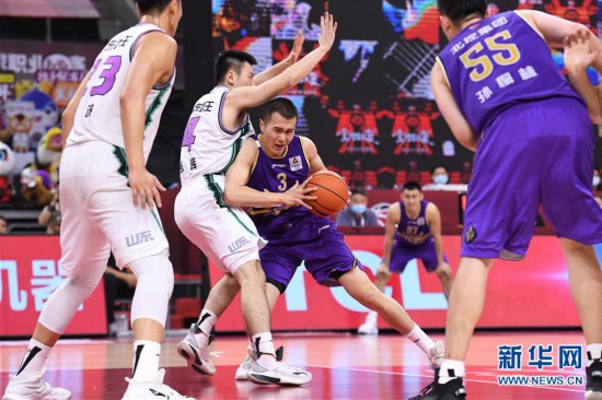 （體育）（6）籃球——CBA復賽第一階段：北京控股勝山東西王