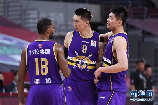 （體育）（4）籃球——CBA復賽第一階段：北京控股勝山東西王