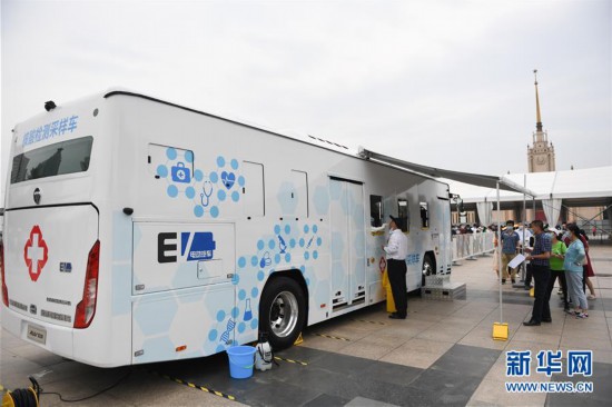 （聚焦疫情防控·圖文互動）（7）北京市首次投放移動核酸採樣車