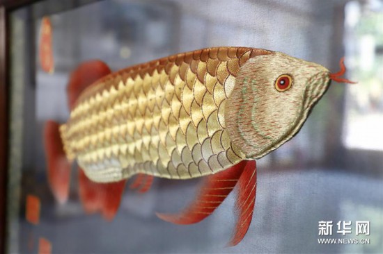 （圖文互動）（2）北安烏魚繡：在“博物館”外傳承