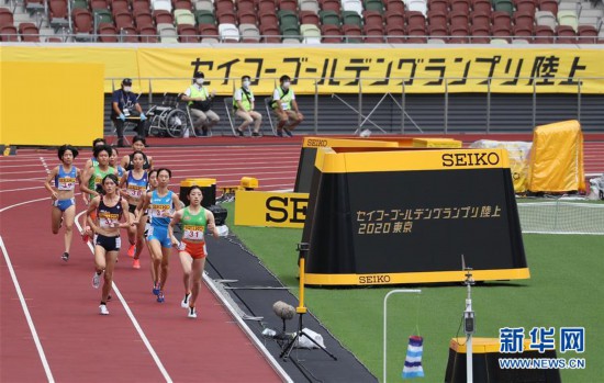 （體育）（1）田徑——東京奧運會主體育場舉行首場正式田徑比賽