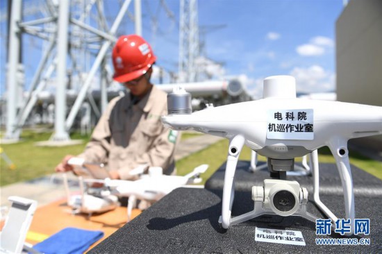 （科技）（4）福建實施1000千伏變電站無人機多機協同自主巡檢