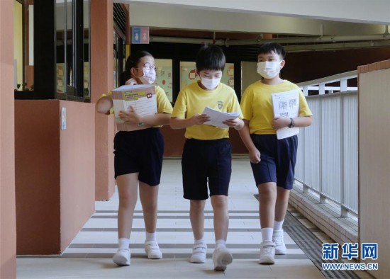 （港澳台·圖文互動）（10）特寫：“上學好開心”——香港在防疫常態化下迎接新學年