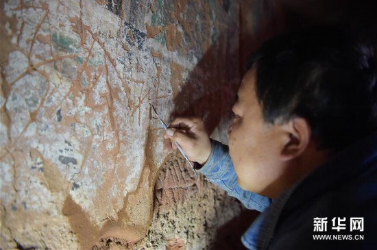 （文化）（7）“草原敦煌”阿爾寨石窟已修復10座有壁畫洞窟