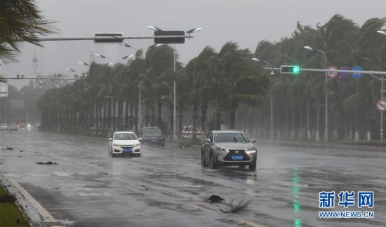 （環境）（3）台風“浪卡”登陸海南