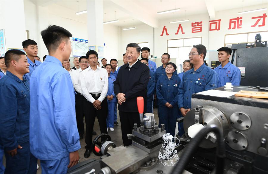 CHINA-GANSU-SHANDAN COUNTY-XI JINPING-INSPECTION (CN)