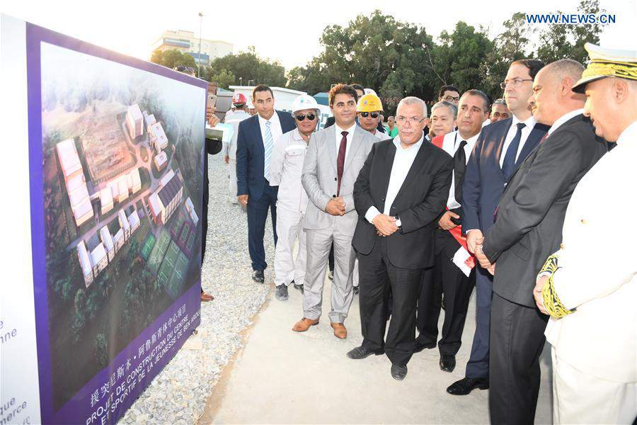 TUNISIA-BEN AROUS-CHINA-YOUTH CENTER-GROUNDBREAKING CEREMONY