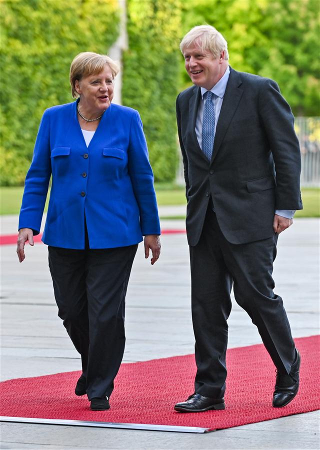 GERMANY-BERLIN-BRITAIN-BORIS JOHNSON-VISIT