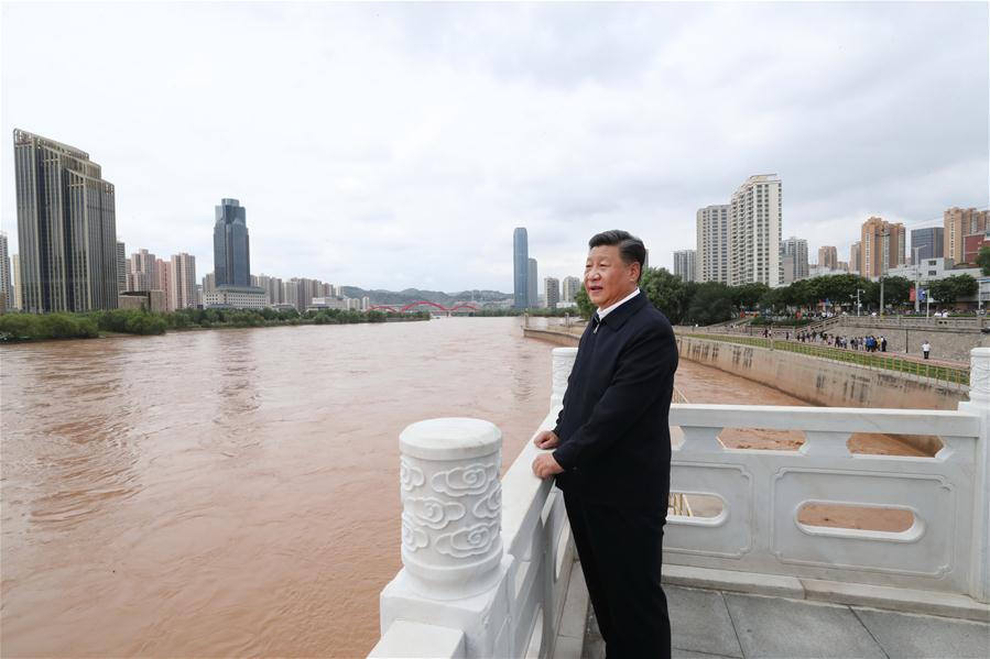 CHINA-GANSU-LANZHOU-XI JINPING-INSPECTION (CN)