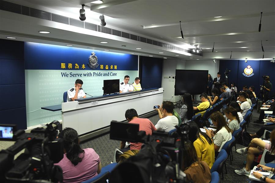 CHINA-HONG KONG-POLICE-MEDIA BRIEFING (CN)