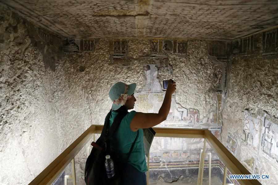 EGYPT-LUXOR-TOMBS-RESTORATION-OPENING