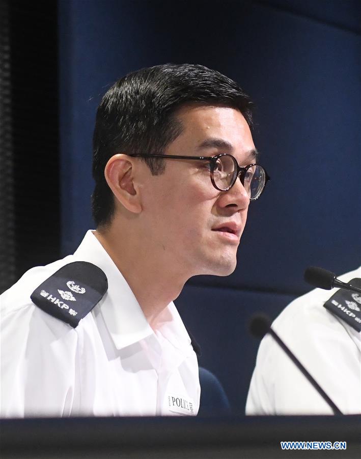 CHINA-HONG KONG-POLICE-PRESS CONFERENCE (CN)
