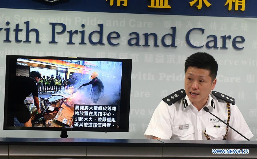 CHINA-HONG KONG-POLICE-PRESS CONFERENCE (CN)