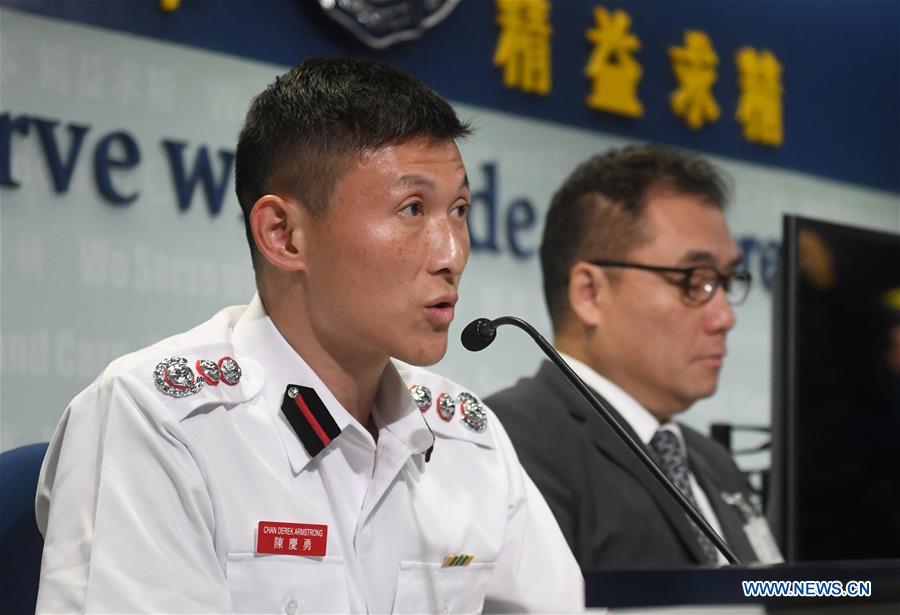 CHINA-HONG KONG-POLICE-PRESS CONFERENCE (CN)