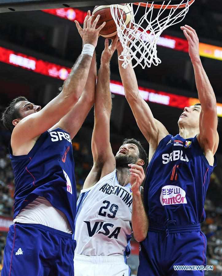 (SP)CHINA-DONGGUAN-BASKETBALL-FIBA WORLD CUP-QUARTER FINAL-ARGENTINA VS SERBIA(CN)