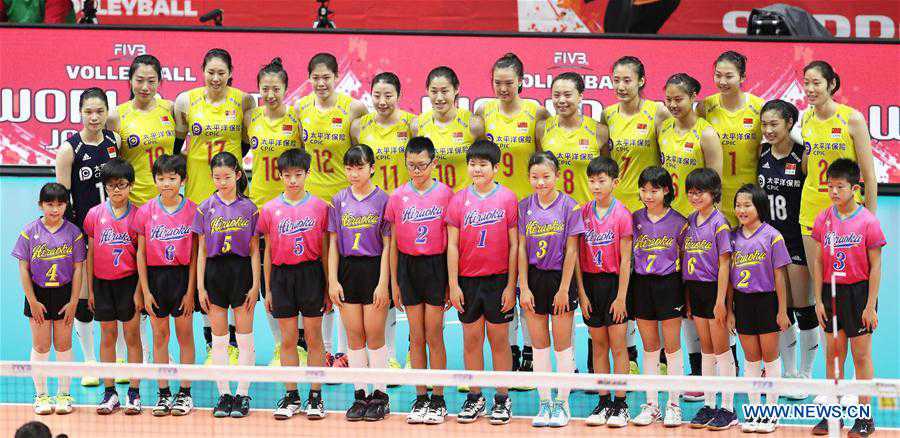 (SP)JAPAN-SAPPORO-VOLLEYBALL-WOMEN'S WORLD CUP-CHN VS USA