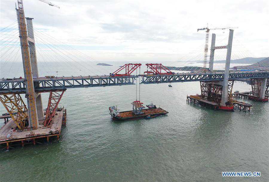 CHINA-FUJIAN-CROSS-SEA ROAD-RAIL BRIDGE-COMPLETION (CN)