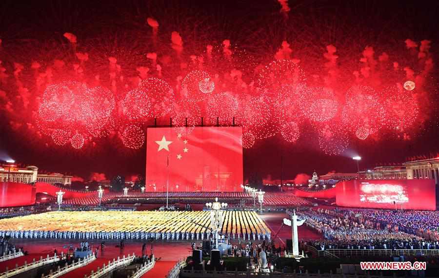 (PRC70Years)CHINA-BEIJING-NATIONAL DAY-CELEBRATIONS-EVENING GALA (CN)