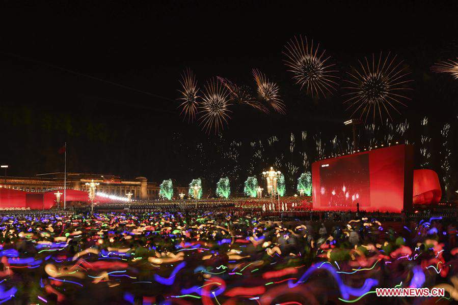 (PRC70Years)CHINA-BEIJING-NATIONAL DAY-CELEBRATIONS-EVENING GALA (CN)