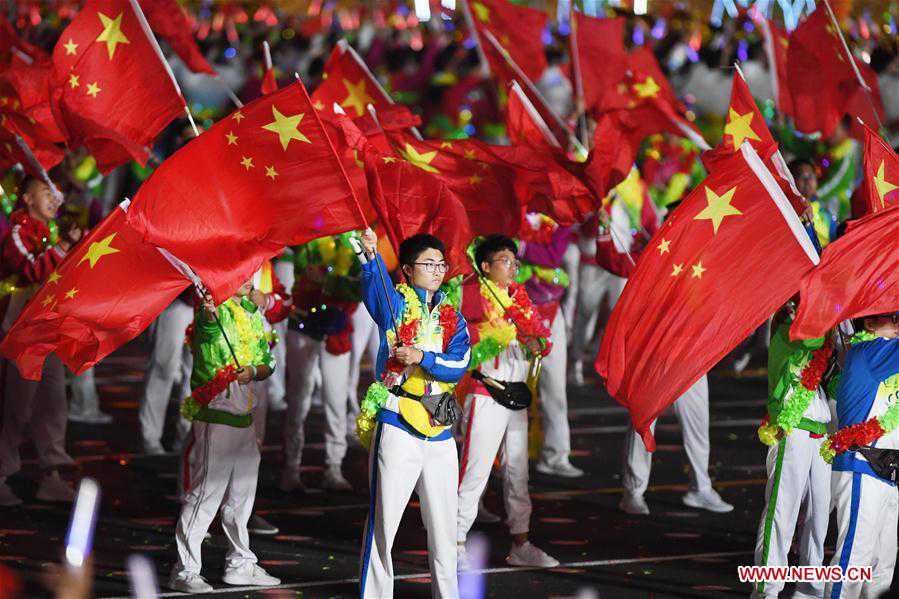 (PRC70Years)CHINA-BEIJING-NATIONAL DAY-CELEBRATIONS-EVENING GALA (CN)