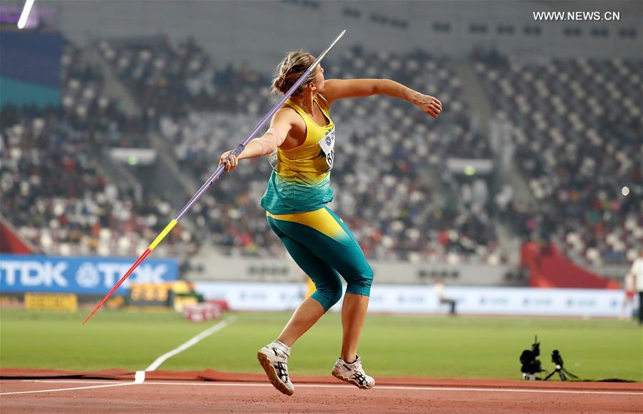 (SP)QATAR-DOHA-IAAF WORLD ATHLETICS CHAMPIONSHIPS-WOMEN'S JAVELIN THROW