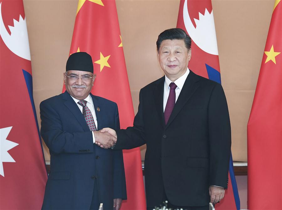 NEPAL-KATHMANDU-CHINA-XI JINPING-NCP-MEETING