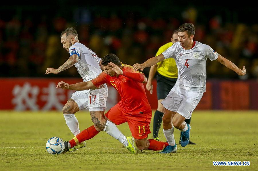 (SP)PHILIPPINES-BACOLOD-SOCCER-2022 FIFA WORLD CUP QUALIFIER-GROUP A-CHN VS PHL