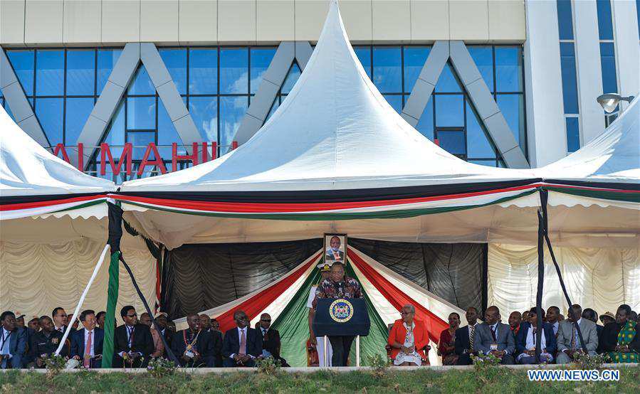 KENYA-CHINESE-BUILT RAILWAY-LAUNCH