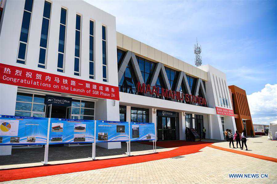 KENYA-CHINESE-BUILT RAILWAY-LAUNCH