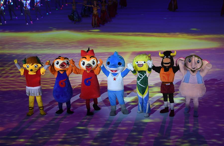 (SP)CHINA-WUHAN-7TH MILITARY WORLD GAMES-CLOSING CEREMONY