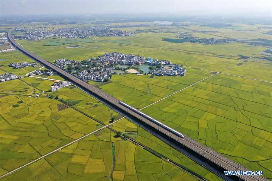 CHINA-GUANGXI-HIGH-SPEED RAILWAY-SCENERY (CN)