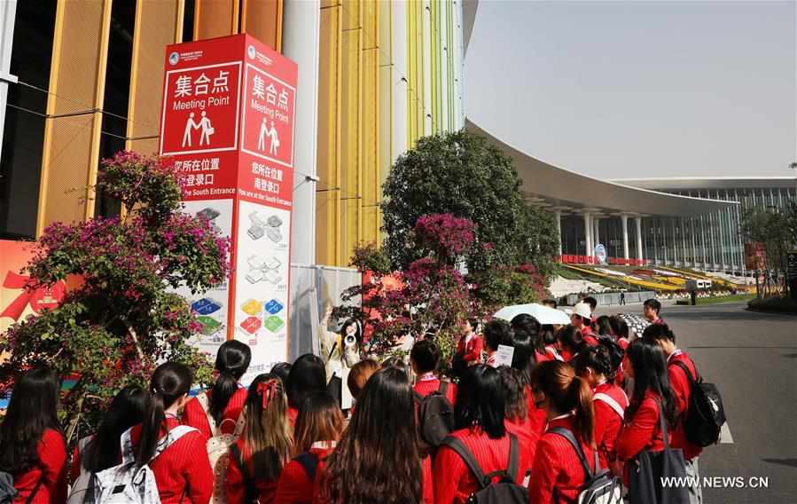 CHINA-SHANGHAI-CIIE-ARRANGEMENT (CN)