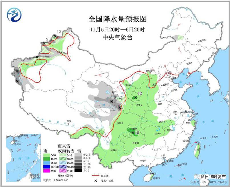 未来三天内新疆西北部将出现大风降温 华北黄淮部分地区有雾霾