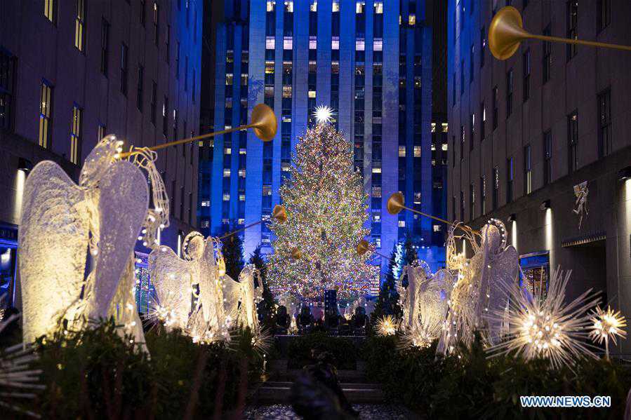 U.S.-NEW YORK-CHRISTMAS TREE