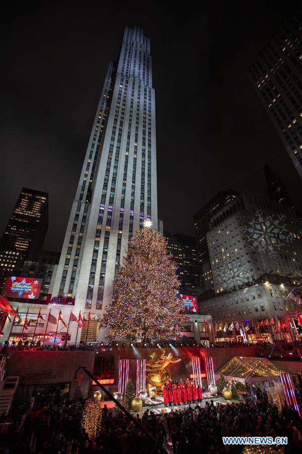 U.S.-NEW YORK-CHRISTMAS TREE