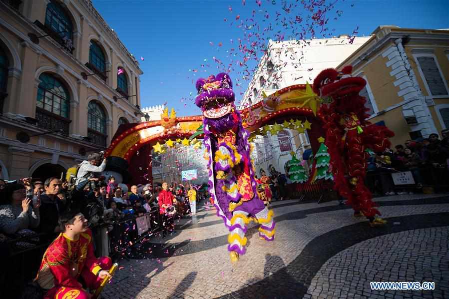 CHINA-MACAO-PARADE-CELEBRATION (CN)